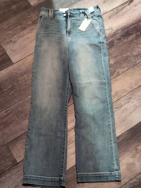 Judy Blue Wide-Leg Jeans The destiny High Rise In Light Blue